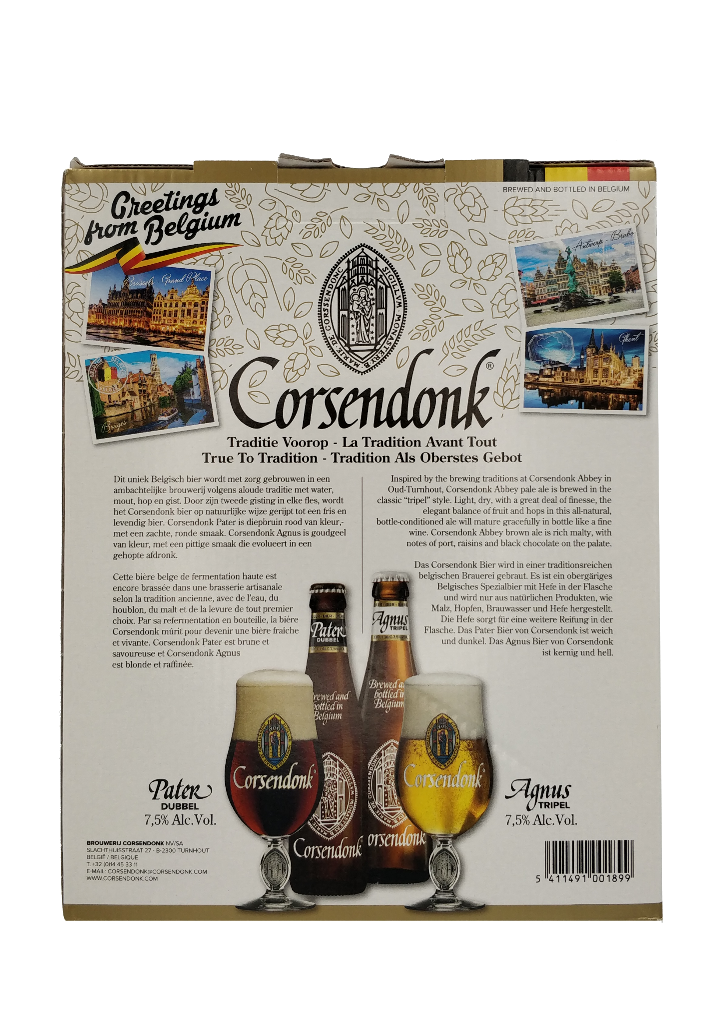 Corsendonk Gaveæske 2x33cl + glas