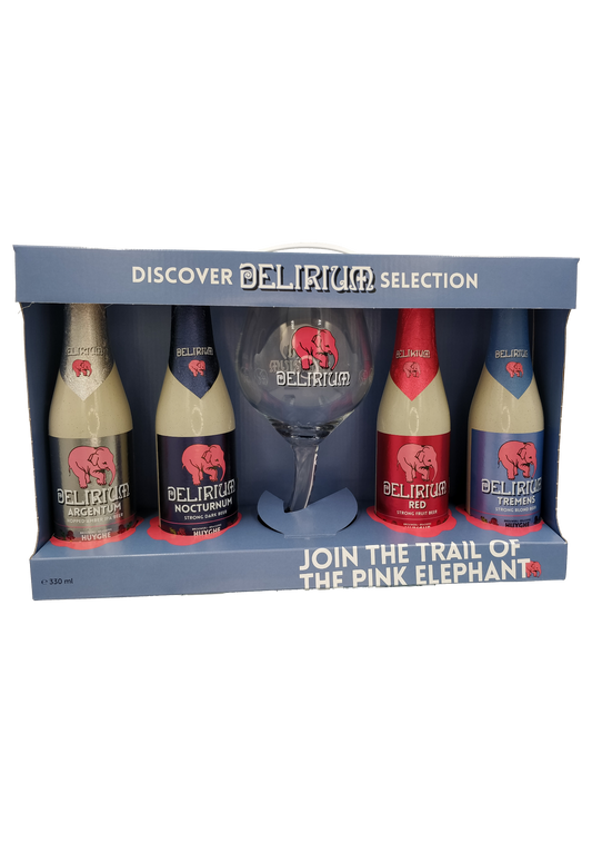 Delirium Discovery Box 4x33cl + glas