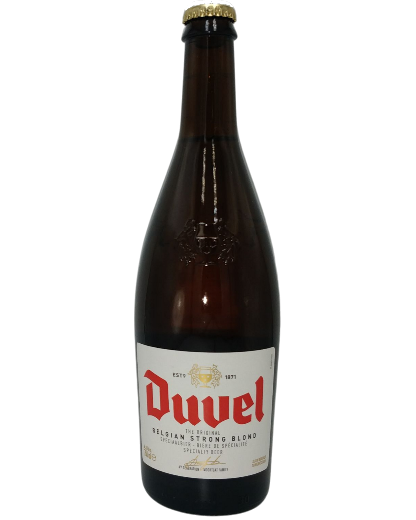 Duvel i metal gaverør 8,5% 75cl