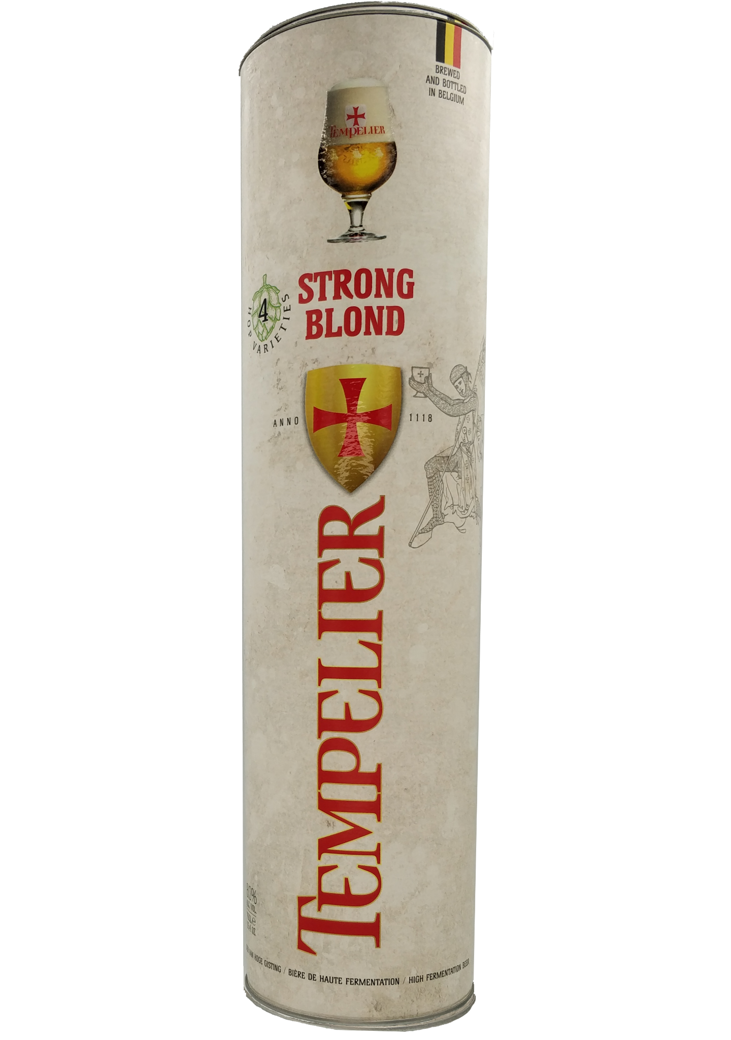 Tempelier Strong Blond 8% 75cl - Gaverør