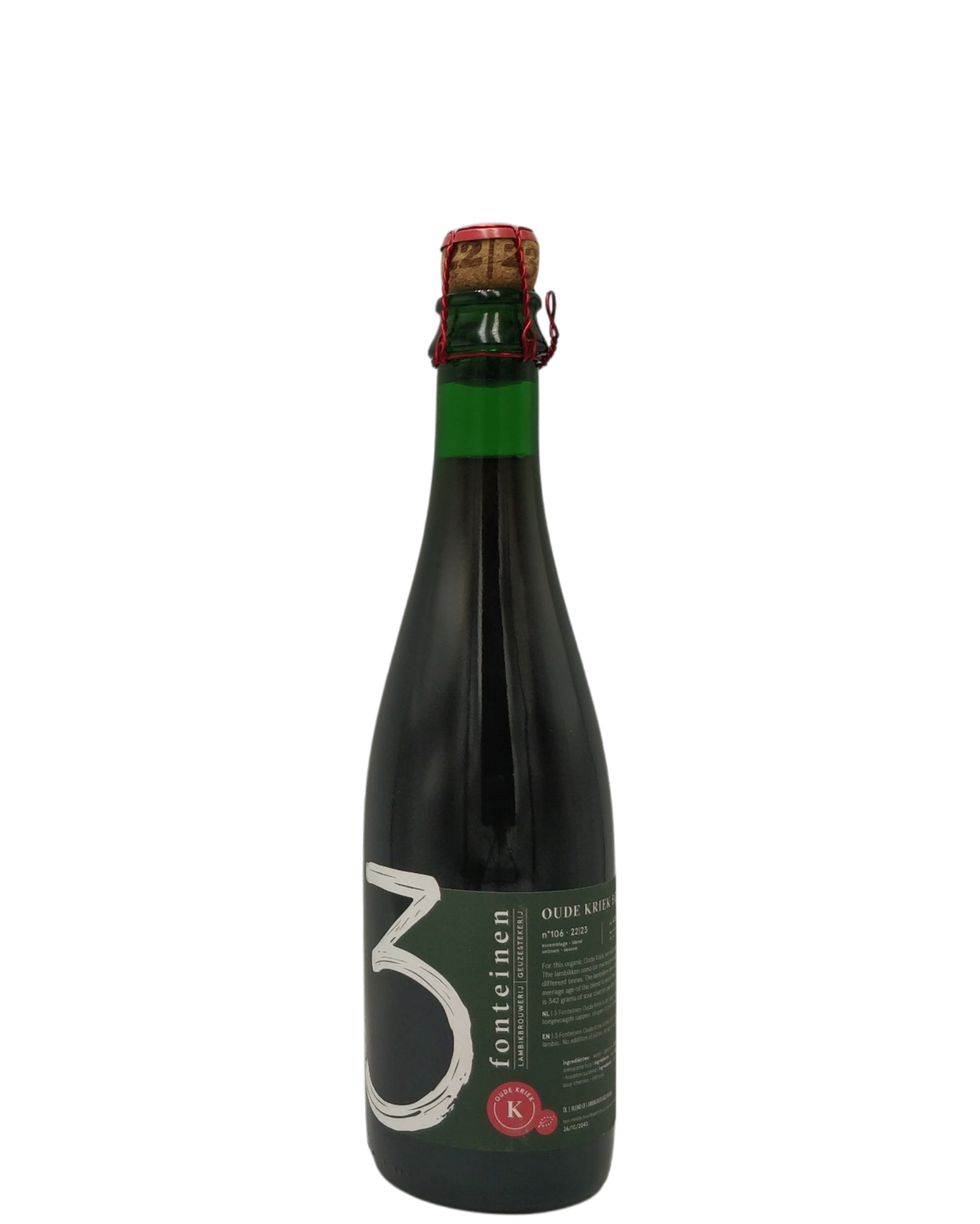 3 Fonteinen Oude Kriek Bio 6,8% 37,5cl