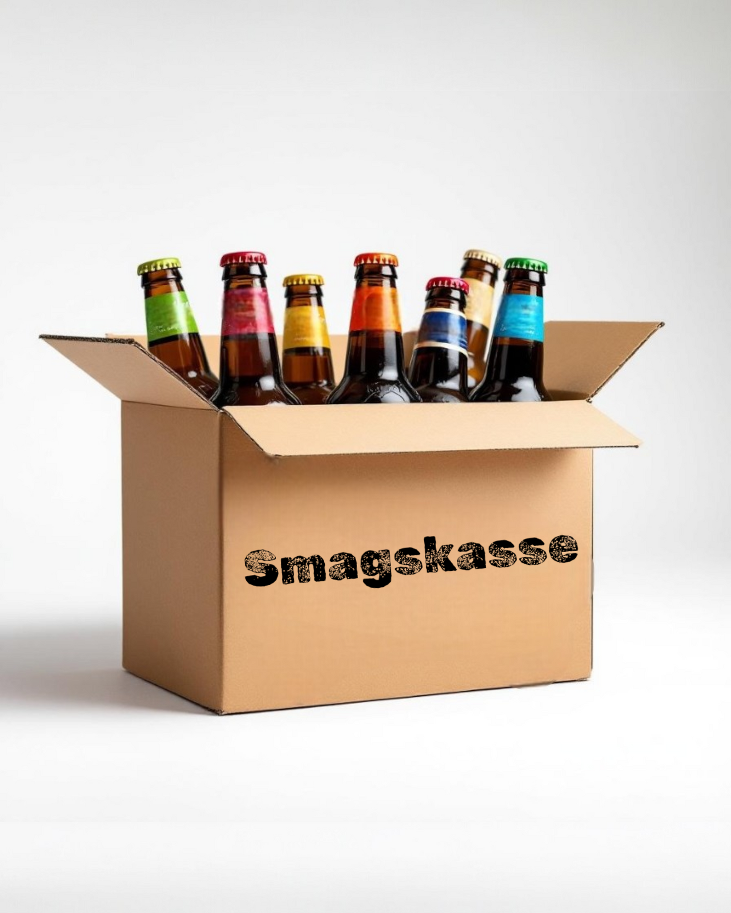 Smagskasse med 6 forskellige øl