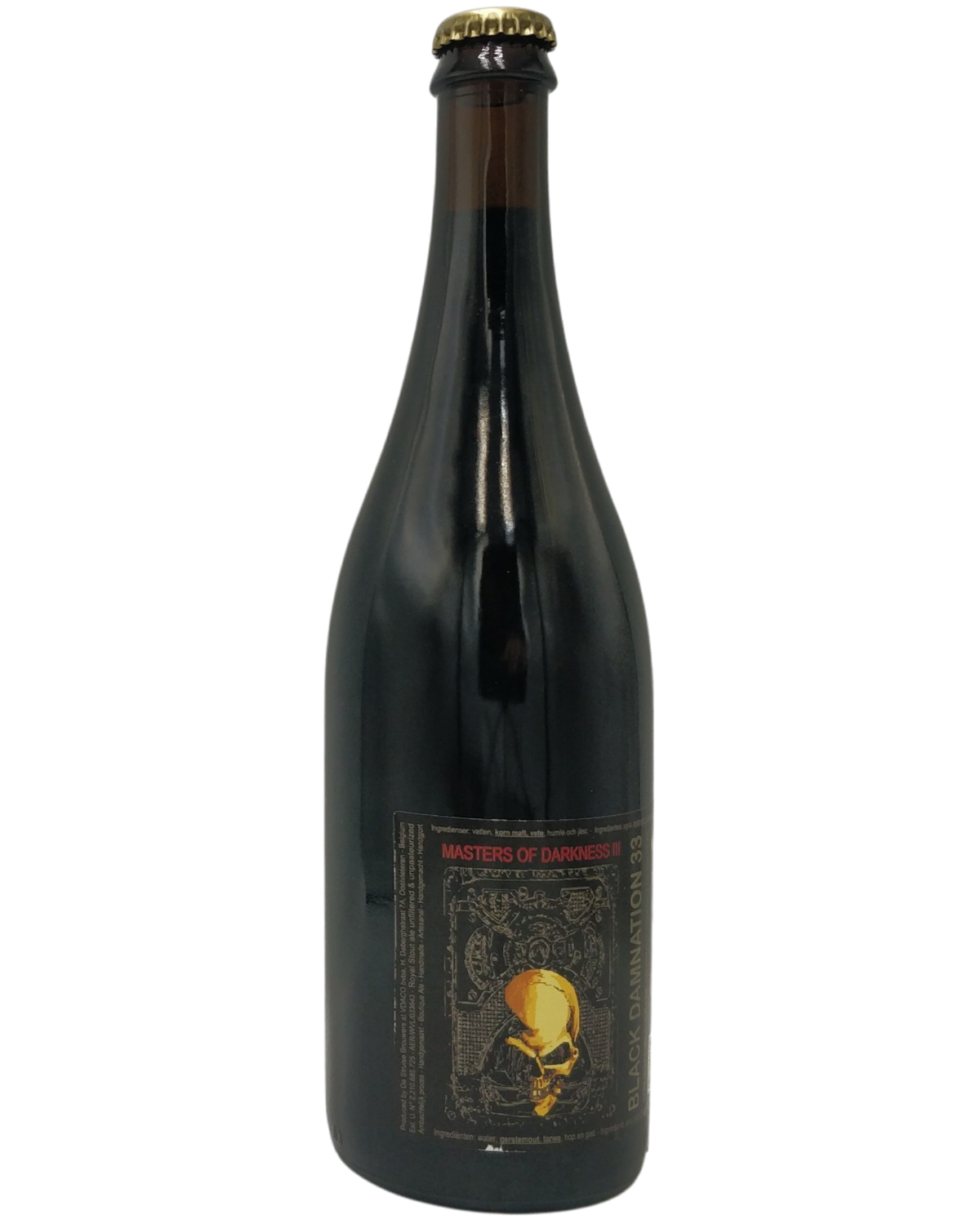 Black Damnation 33 - Masters of Darkness III (BA Islay peated whisky) 12% 75cl