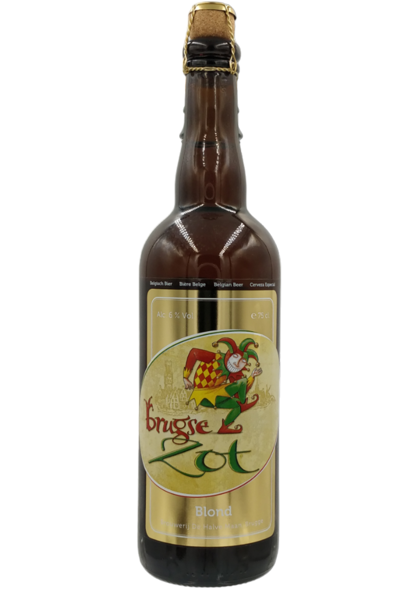 Brugse Zot Blond 6% 75cl - Brygshoppen