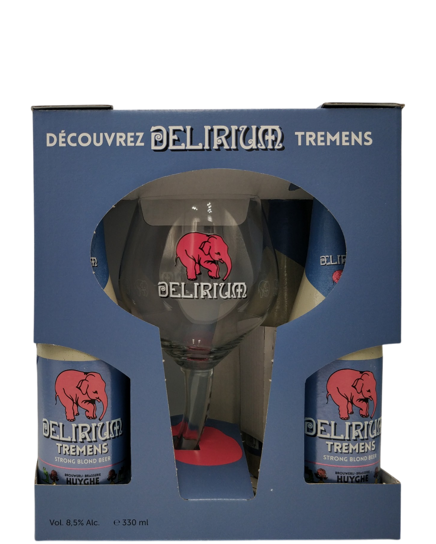 Delirium Tremens Gift Box 4/33cl+glas