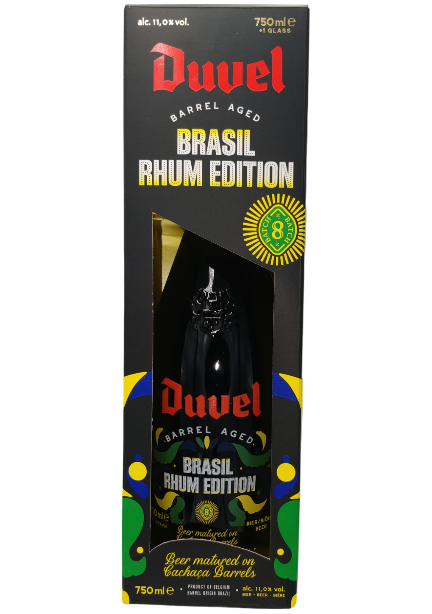 Duvel Barrel Aged Brasil Rhum Edition - Batch 8 11,0% 75Cl+Glas - Brygshoppen