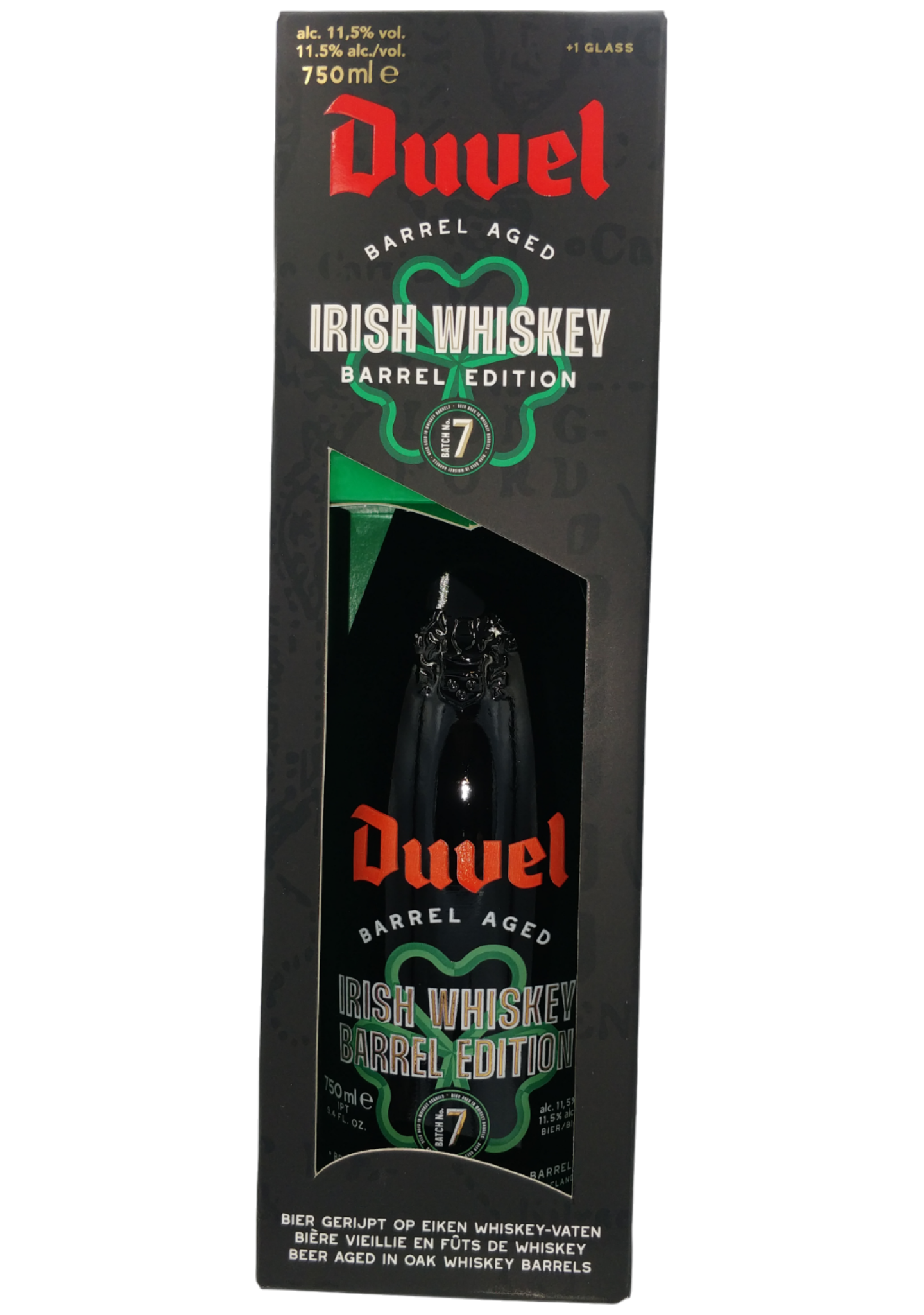 Duvel Barrel Aged Irish Whiskey - Batch 7 11,5% 75Cl+Glas