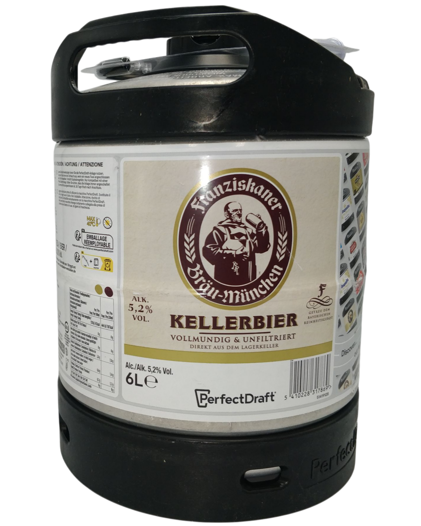 Franziskaner Kellerbier 5,2% 6L (Perfect Draft)