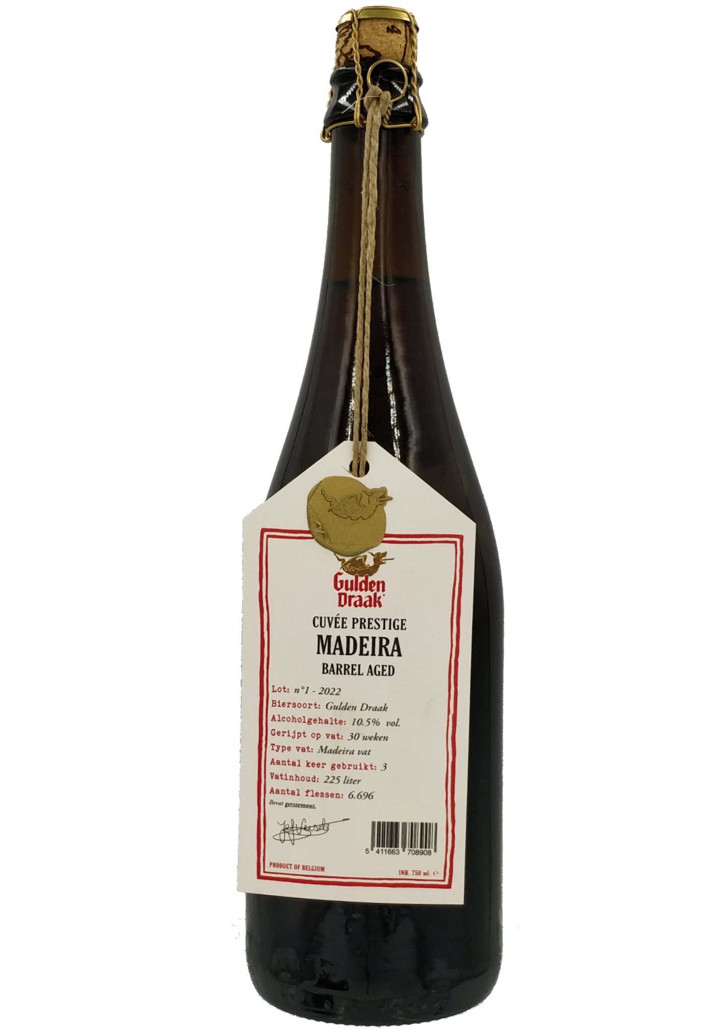 Gulden Draak Cuvée Prestige Madeira 10,5% 75cl - Brygshoppen