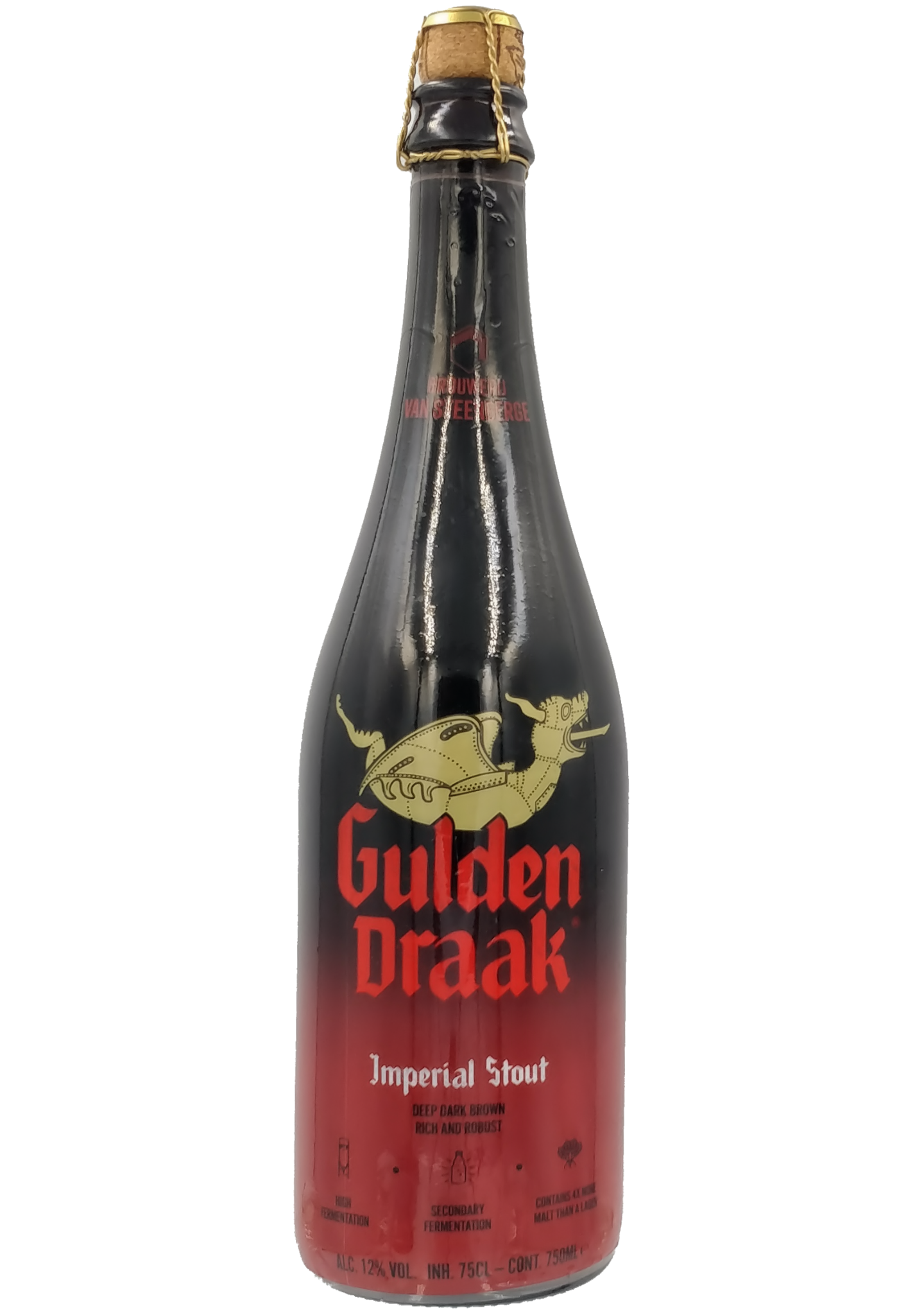 Gulden Draak Imperial Stout 12% 75cl - Brygshoppen