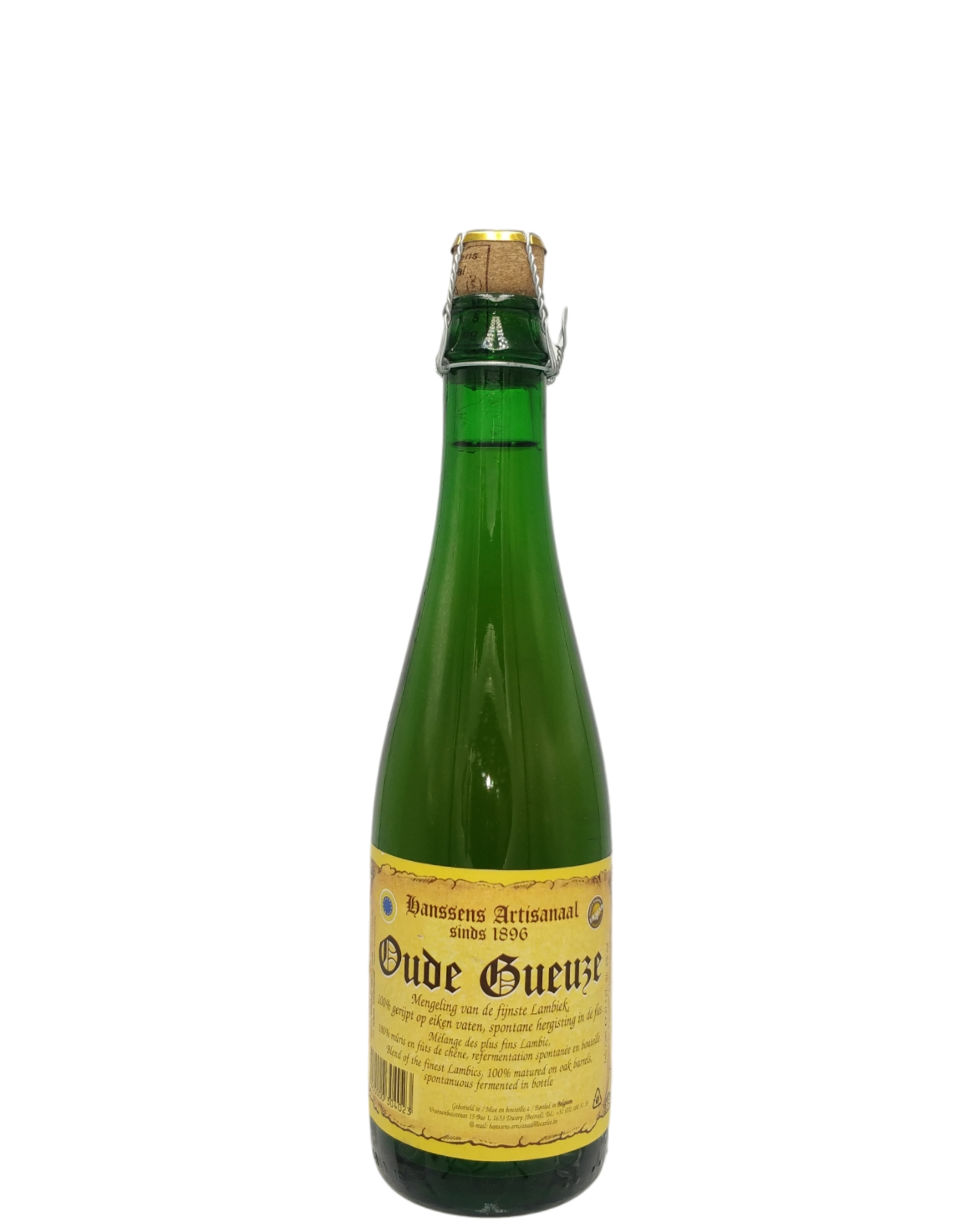 Hanssens Oude Geuze 5,5% 37,5cl - Brygshoppen