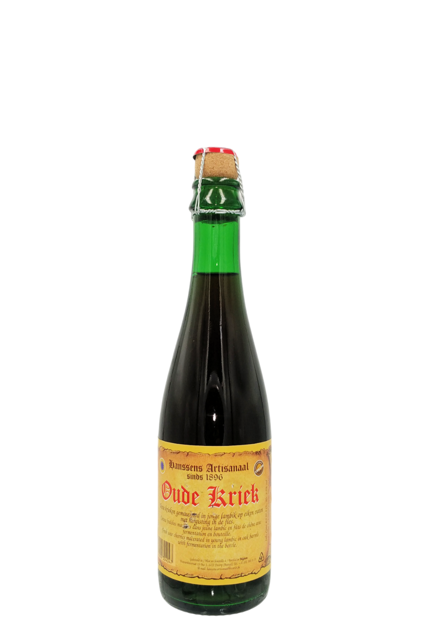 Hanssens Oude Kriek 6,5% 37,5cl - Brygshoppen