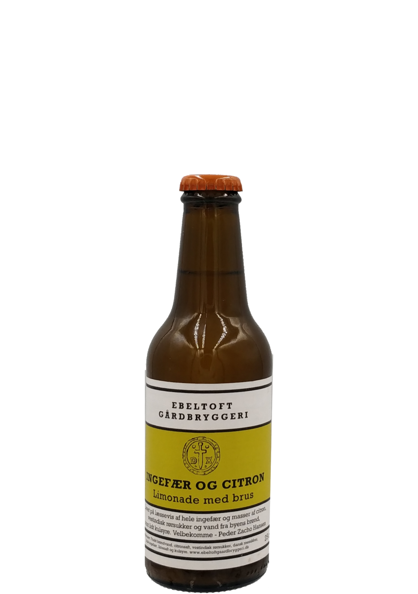 Ingefær og Citronbrus 25cl - Brygshoppen