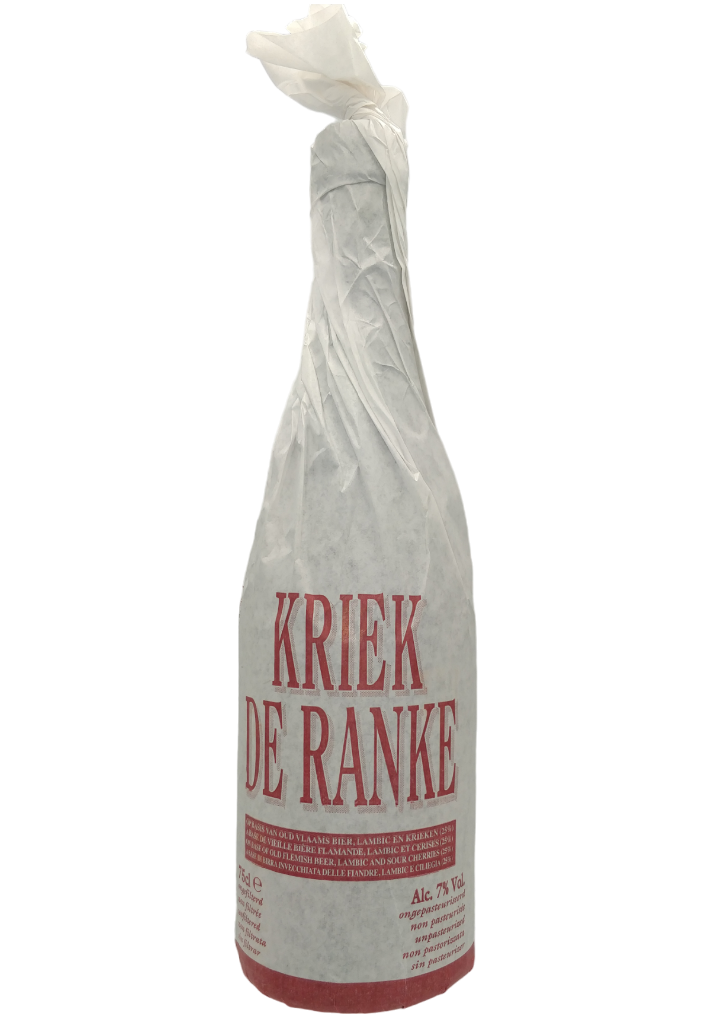 Kriek De Ranke 7% 75cl - Brygshoppen