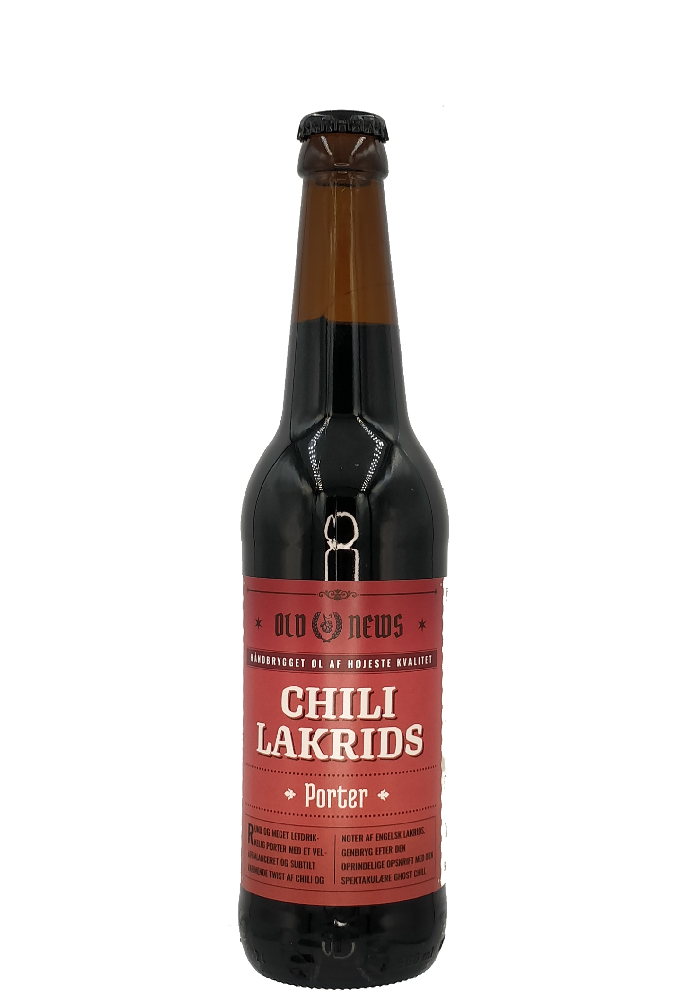 Old News Chili Lakrids 6,0% 50cl - Brygshoppen