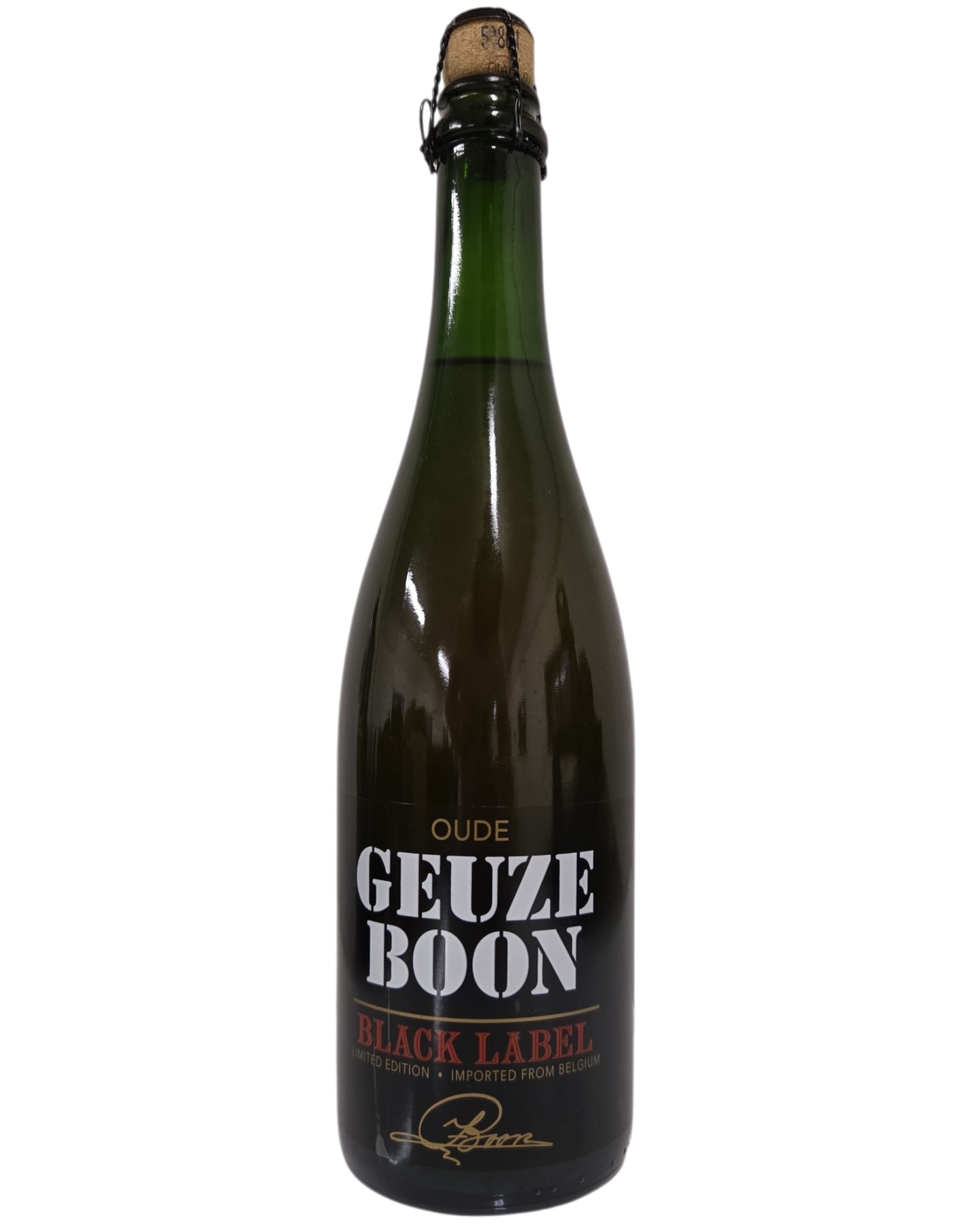 Oude Geuze Boon Black Label Edition N°1 7% 75cl