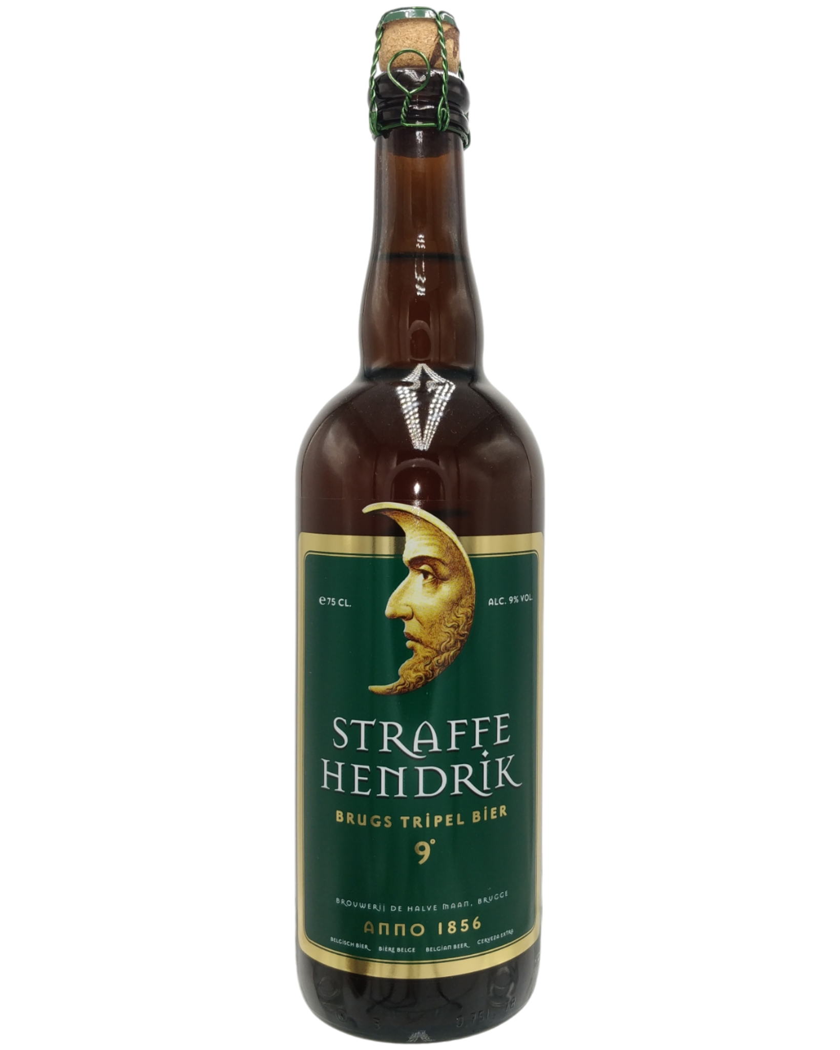 Straffe Hendrik Brugs Tripel 9% 75cl - Brygshoppen