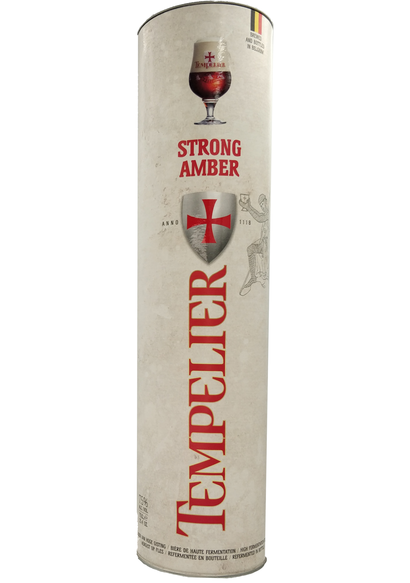 Tempelier Strong Amber 7,5% 75cl - Gaverør - Brygshoppen