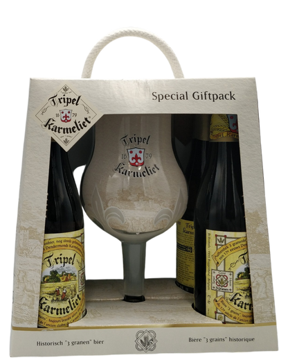 Tripel Karmeliet 8,4% 4x33cl + Glas