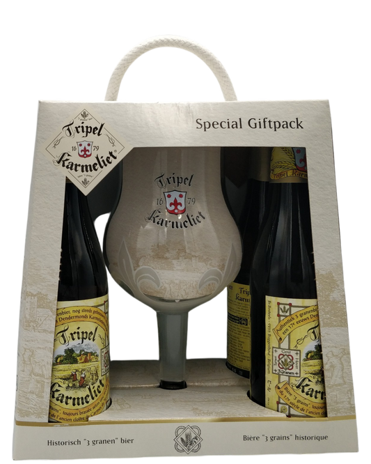 Tripel Karmeliet 8,4% 4x33cl + Glas