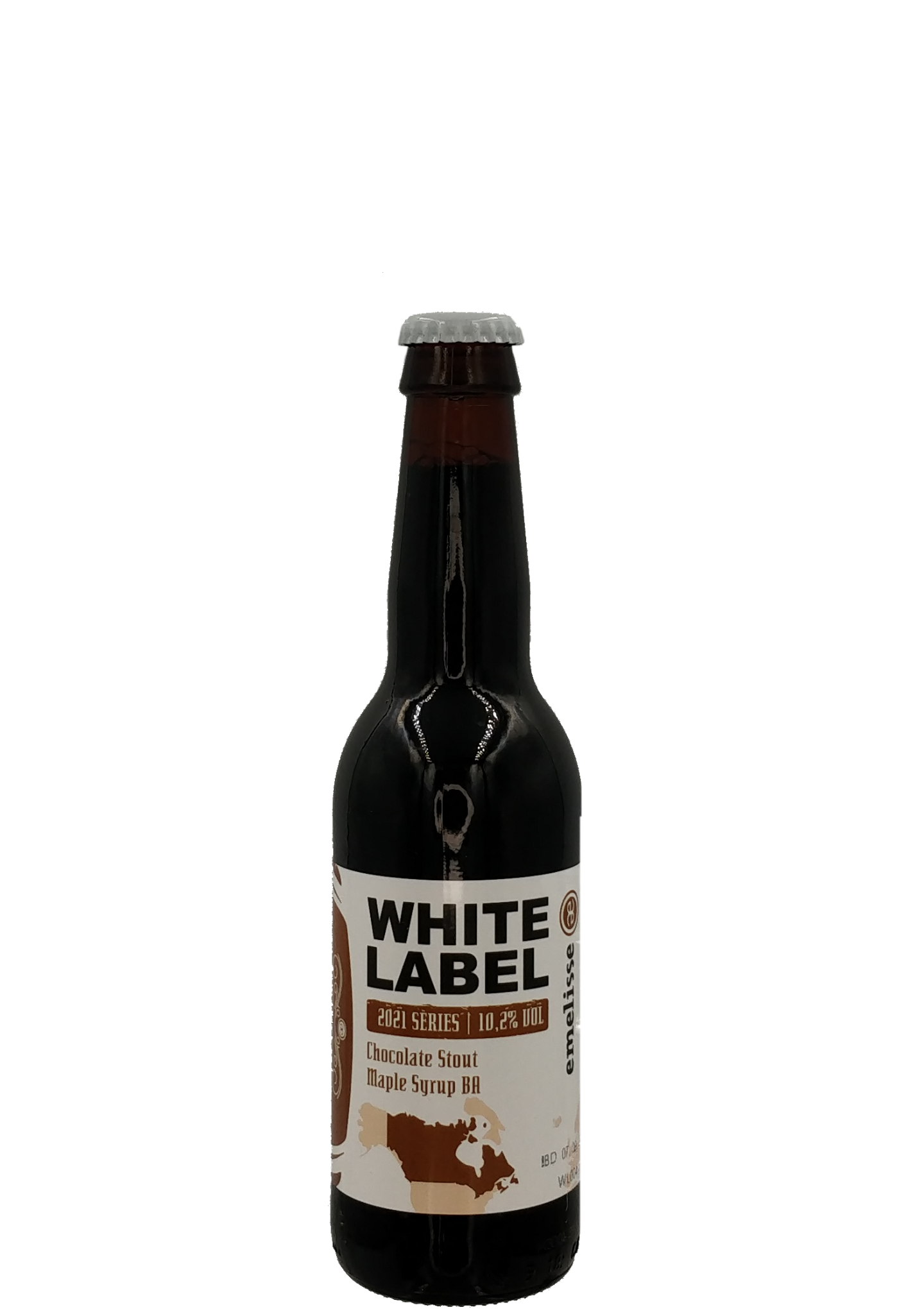 White Label 2021 - Chocolate Stout Maple Syrup BA 10,2% 33cl - Brygshoppen