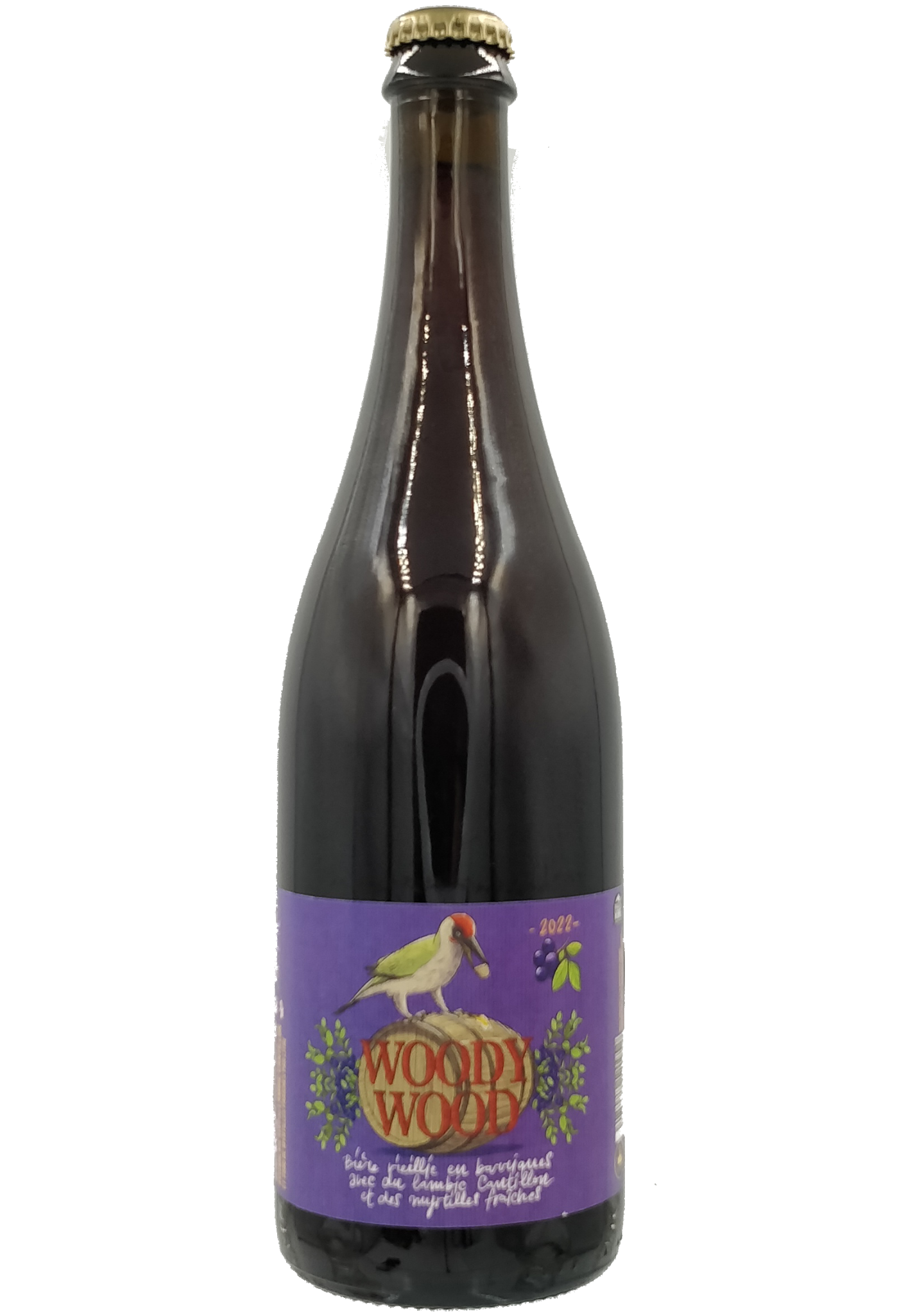 Woody Wood 2022 Myrtilles (Cantillon Lambic) 7% 75cl - Brygshoppen